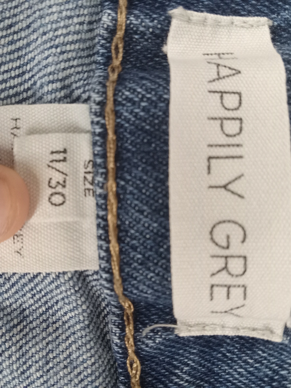 Happily Grey Women’s Light Blue Jeans Shorts Size 11/3 - Picture 2 of 13